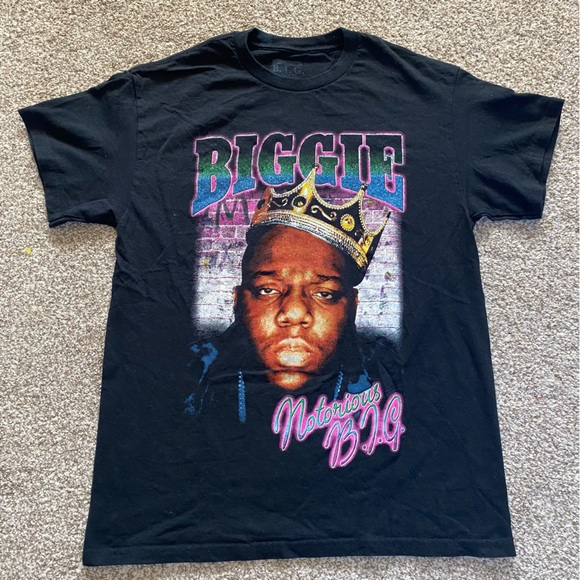 Notorious B.I.G. T-shirt, Men’s Size Medium, Neon, Colorful, Biggie, 90s - Picture 1 of 4